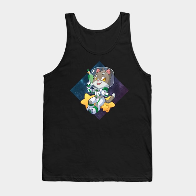 AstroPaws: Joker Tank Top by strawberryquiche